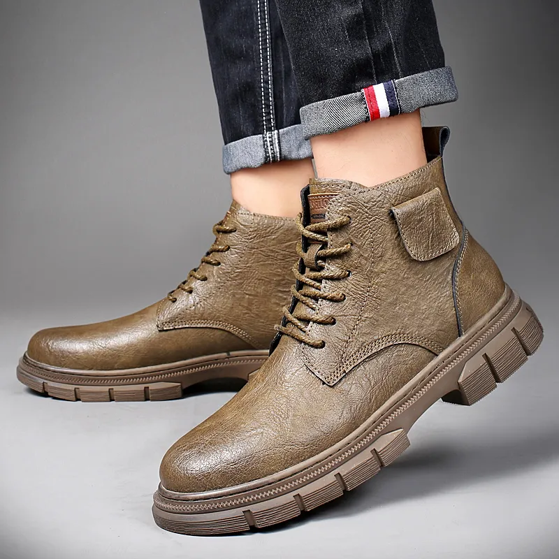 Bull Thunder Crew Martin Boot Men's-4