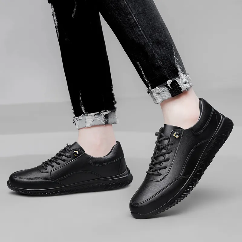 Bull Thunder Low Top Casual Shoes Men's Black-2