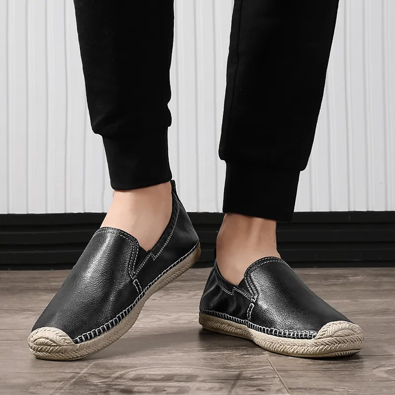Bull Thunder Espadrilles Men's Black-1