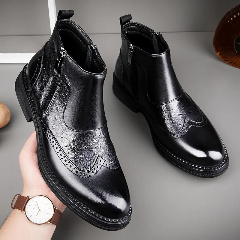 Bull Thunder Ankle Boots Men's Black-2
