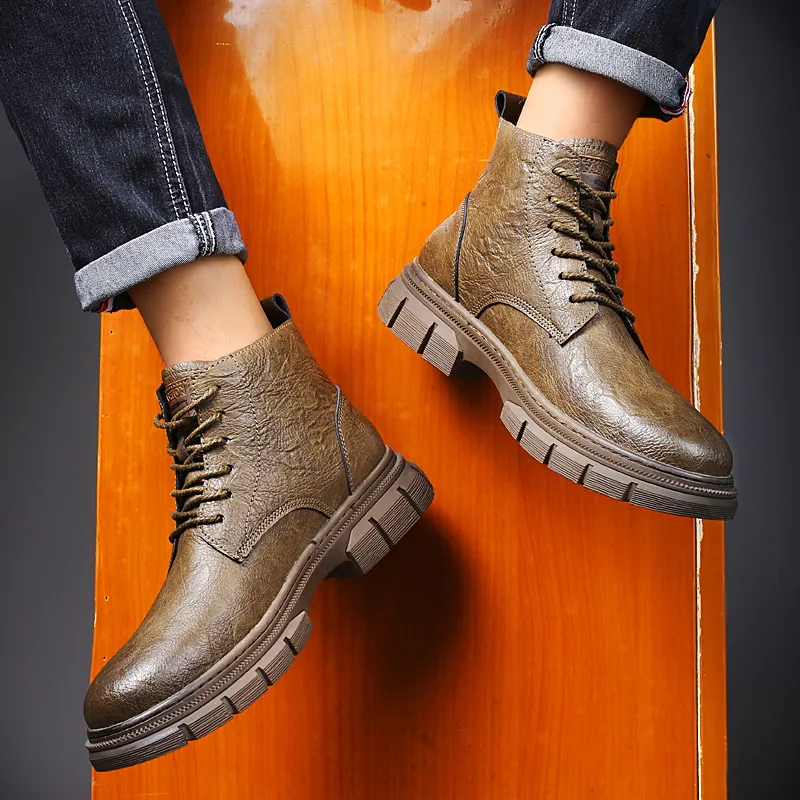 Bull Thunder Crew Martin Boot Men's-14