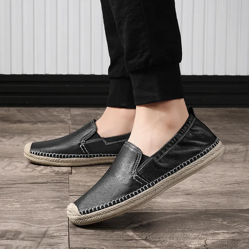 Bull Thunder Espadrilles Men's Black-3