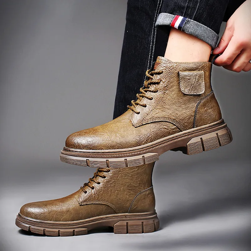 Bull Thunder Crew Martin Boot Men's-3