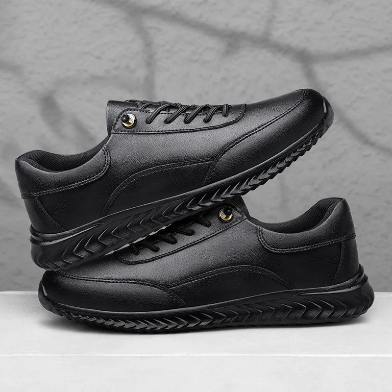 Bull Thunder Low Top Casual Shoes Men's Black-10