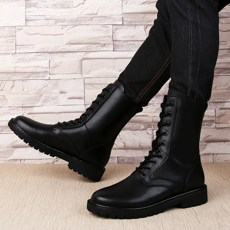 Bull Thunder Short Martin Boot Unisex Black-3