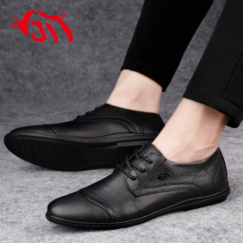 Bull Thunder Dress Shoes Men Low Top-4