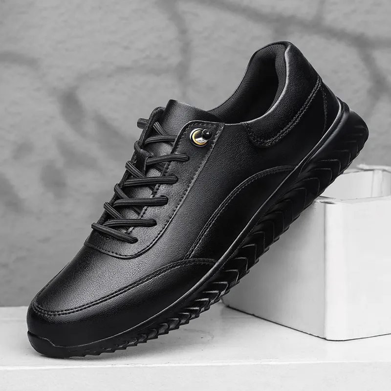 Bull Thunder Low Top Casual Shoes Men's Black-9