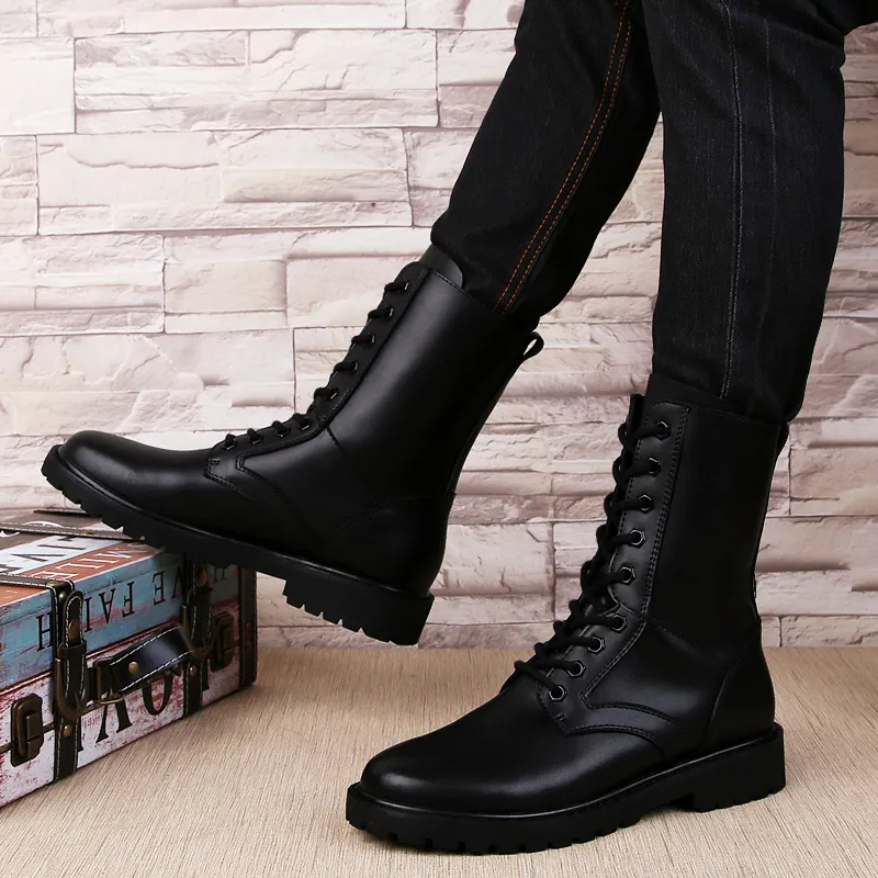 Bull Thunder Short Martin Boot Unisex Black-2