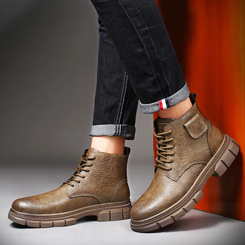 Bull Thunder Crew Martin Boot Men's-12