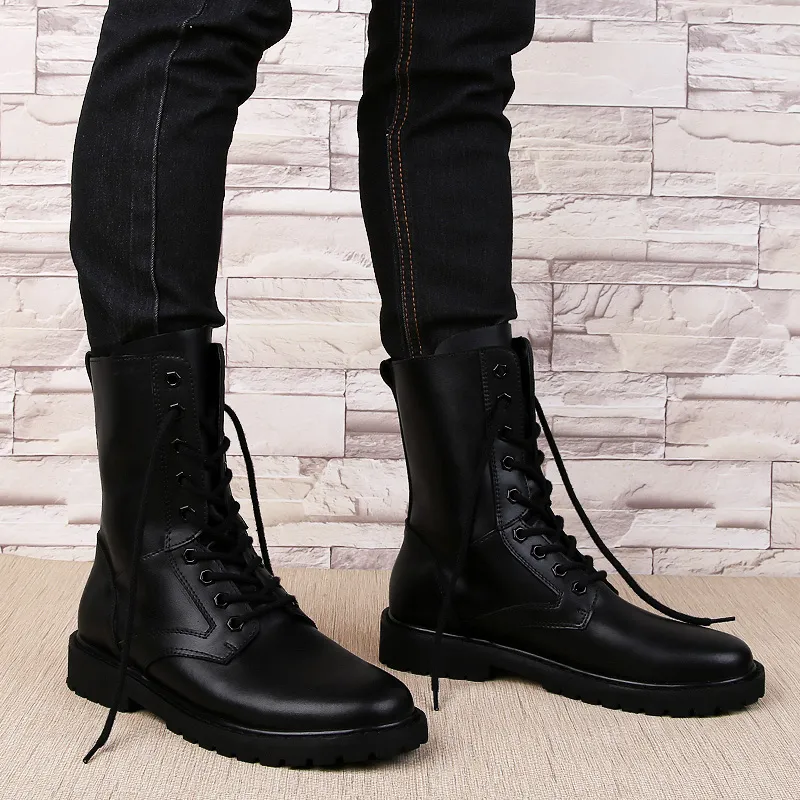 Bull Thunder Short Martin Boot Unisex Black-4
