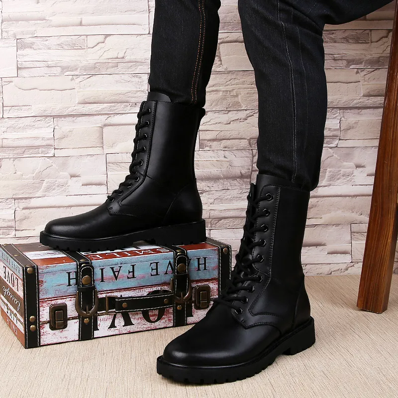 Bull Thunder Short Martin Boot Unisex Black-1