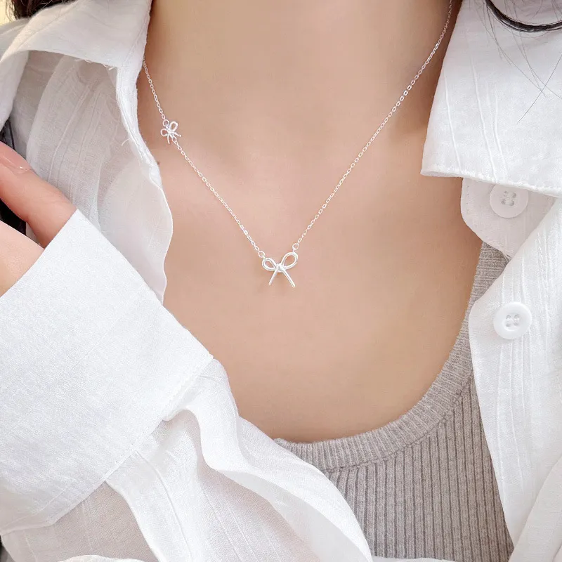 QUIET LOVE Sterling Silver Necklaces Women's-2