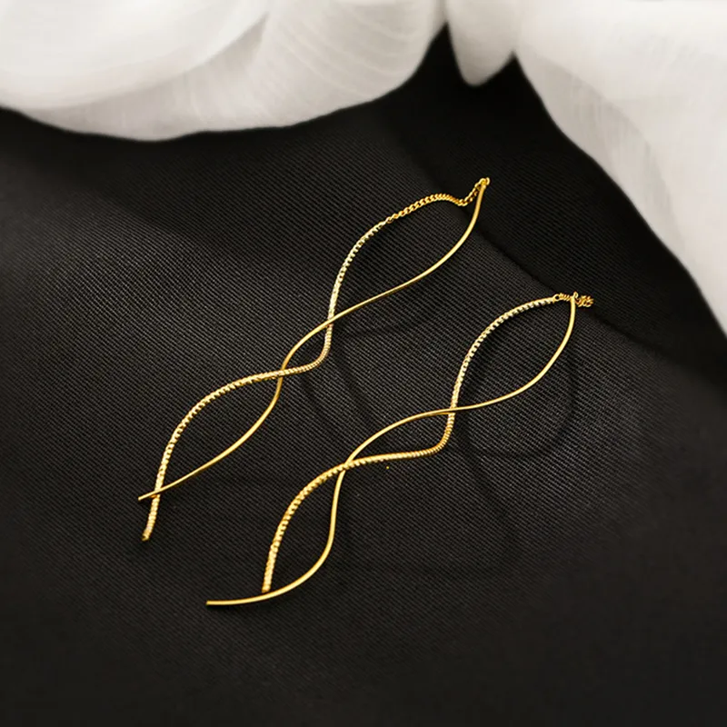 QUIET LOVE Alloy Drop Earrings Women's-1