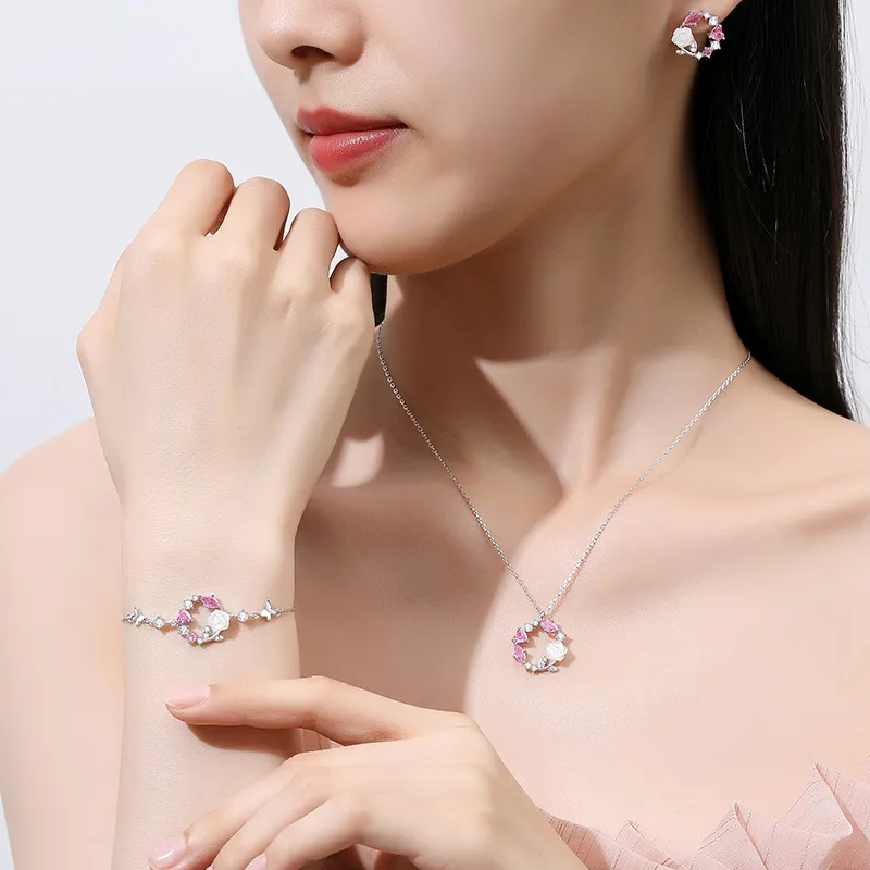 QUIET LOVE S925 Silver Stud Earrings Women's-1