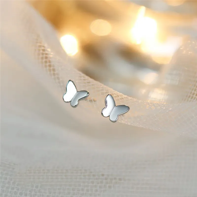 QUIET LOVE S925 Silver Stud Earrings Unisex-3