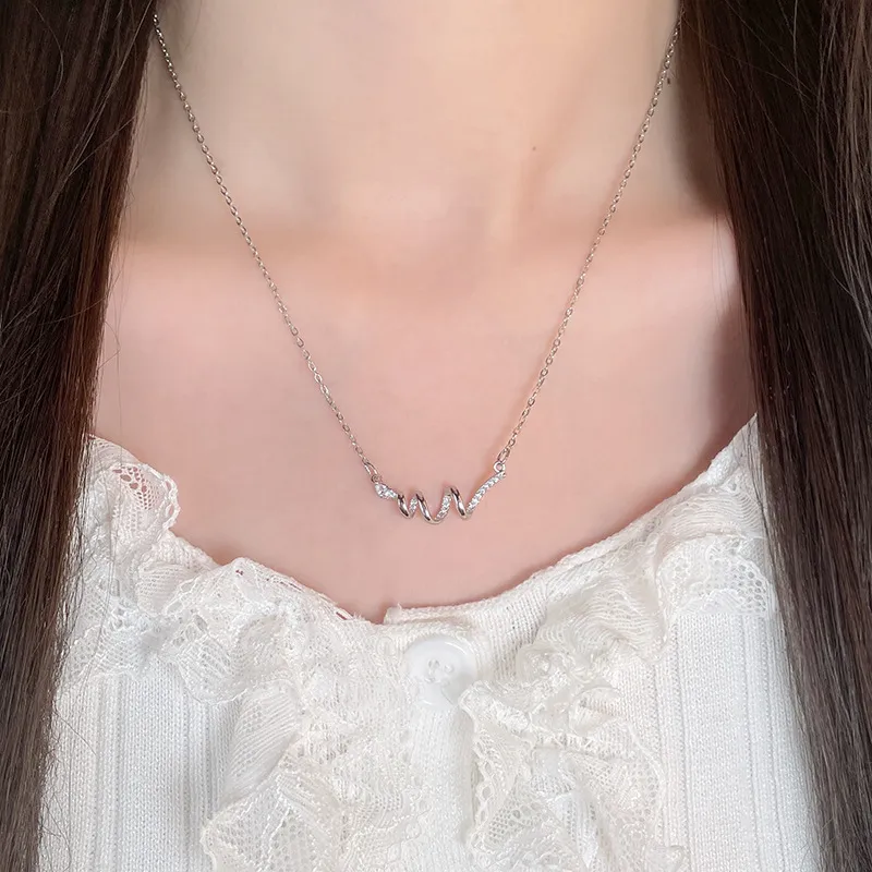 QUIET LOVE Alloy Necklaces Unisex-1