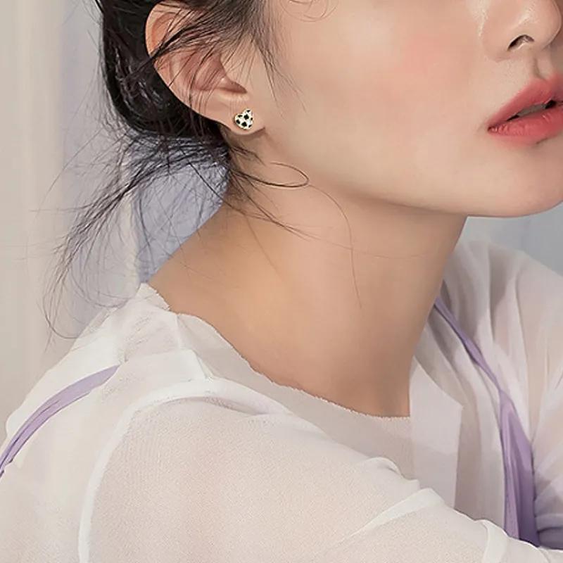 QUIET LOVE S925 Silver Stud Earrings Women's-7