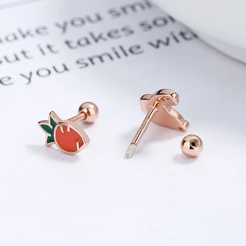 QUIET LOVE S925 Silver Stud Earrings Women's-4