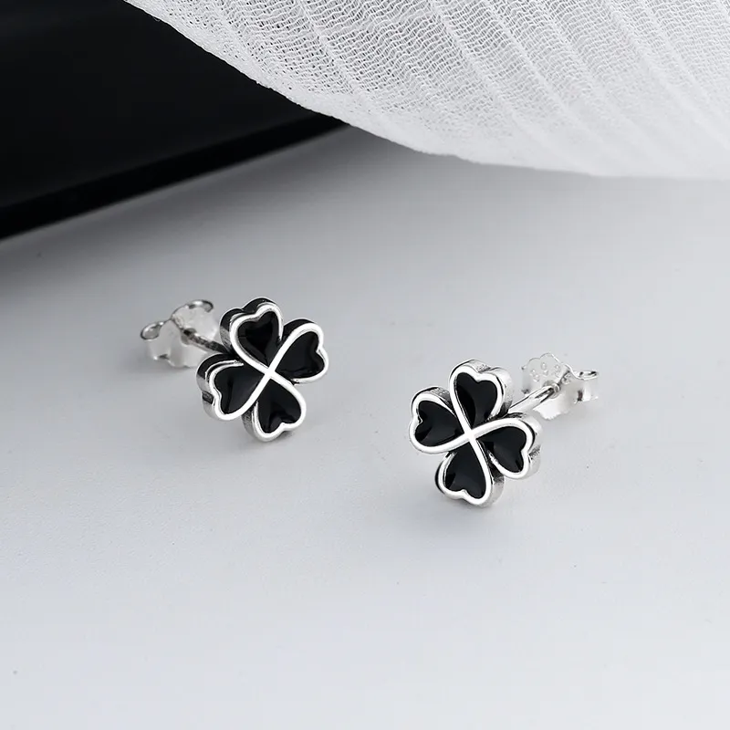 QUIET LOVE S925 Silver Stud Earrings Women's-4