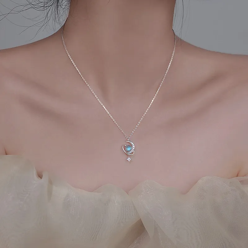 QUIET LOVE S925 Silver Necklaces Women's-1