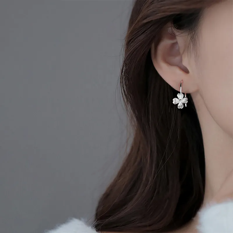 QUIET LOVE Sterling Silver Stud Earrings Women's-2
