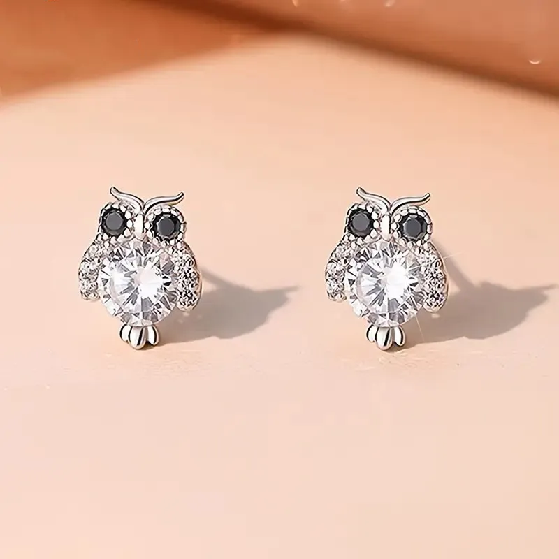 QUIET LOVE Alloy With Zircon Stud Earrings Women's-4