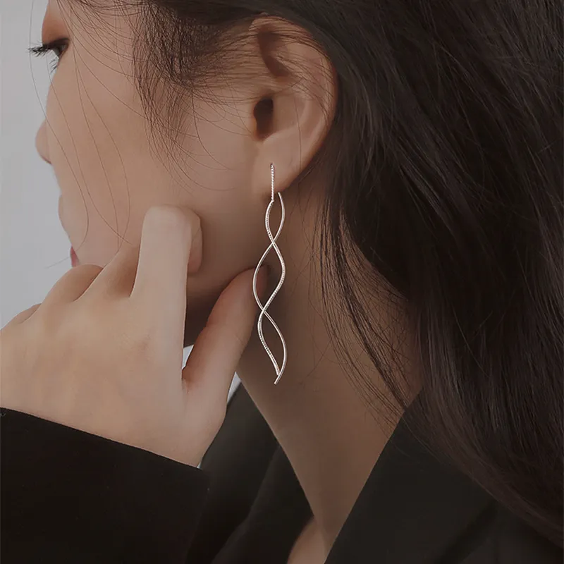 QUIET LOVE Alloy Drop Earrings Women's-6