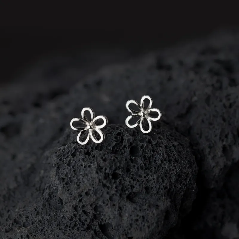 QUIET LOVE S925 Silver Stud Earrings Women's-3