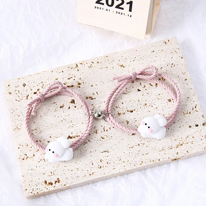 QUIET LOVE Alloy Rope Bracelets Unisex-4