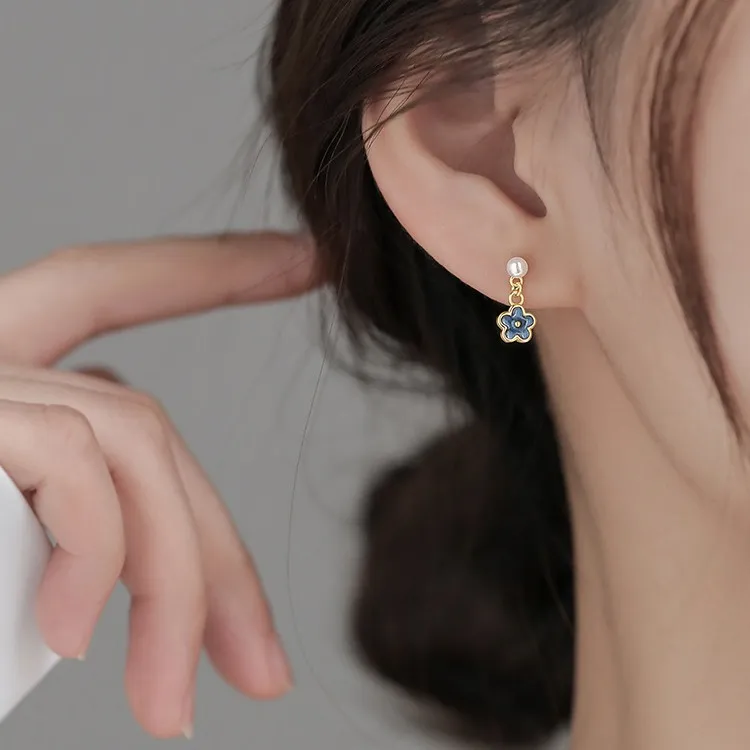 QUIET LOVE S925 Silver Stud Earrings Women's-2