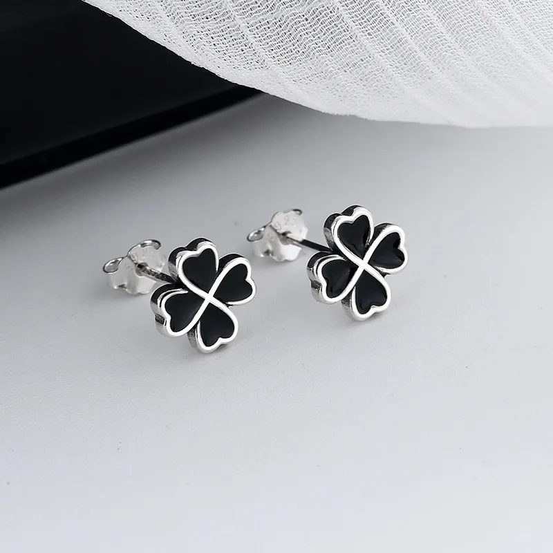 QUIET LOVE S925 Silver Stud Earrings Women's-3