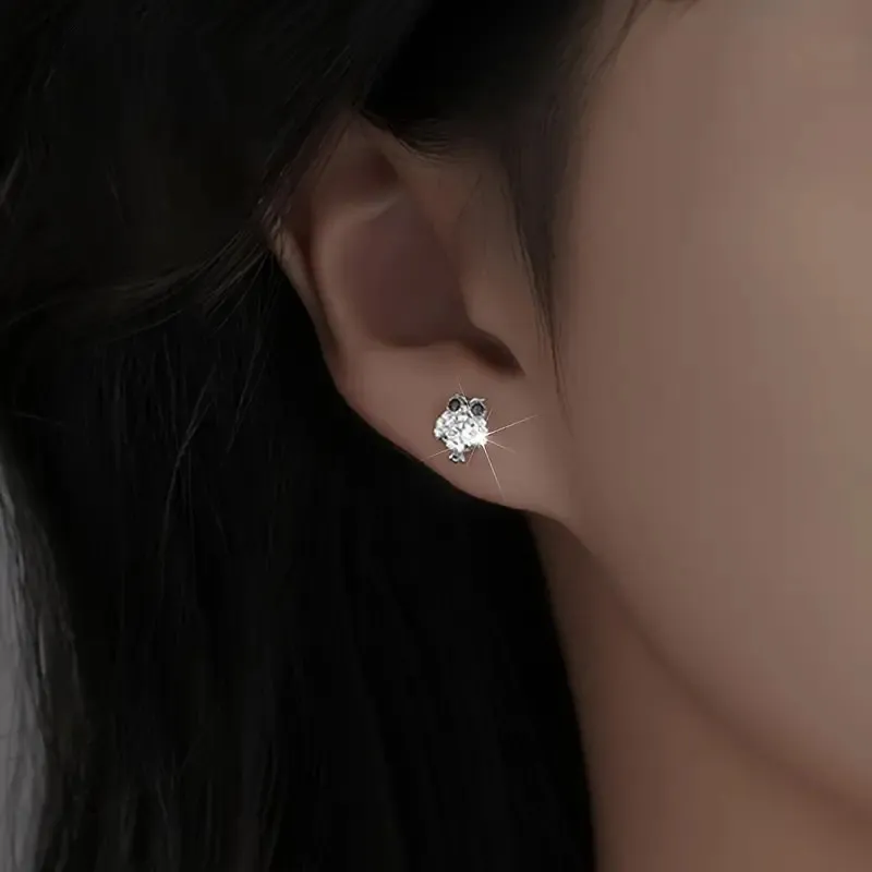 QUIET LOVE Alloy With Zircon Stud Earrings Women's-1