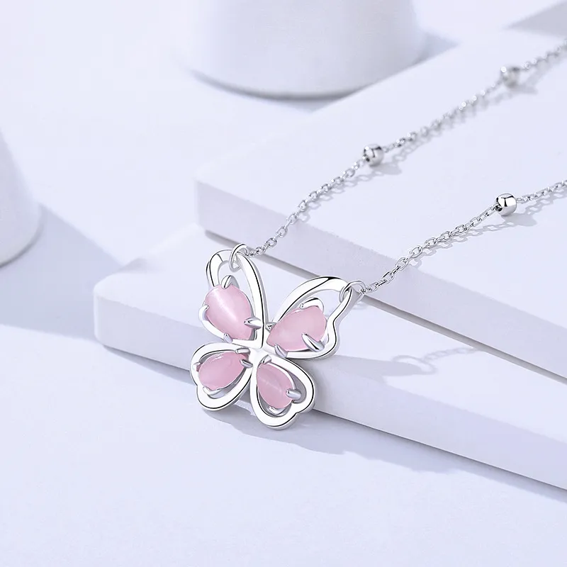 QUIET LOVE S925 Silver Necklaces Women's-4