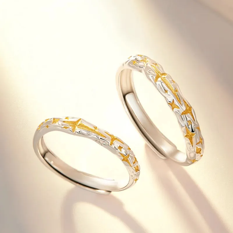 QUIET LOVE Sterling Silver Rings Unisex-3