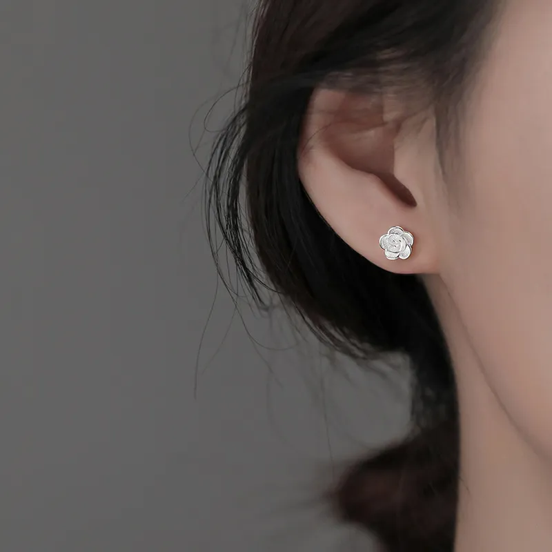 QUIET LOVE S925 Silver Stud Earrings Women's-3