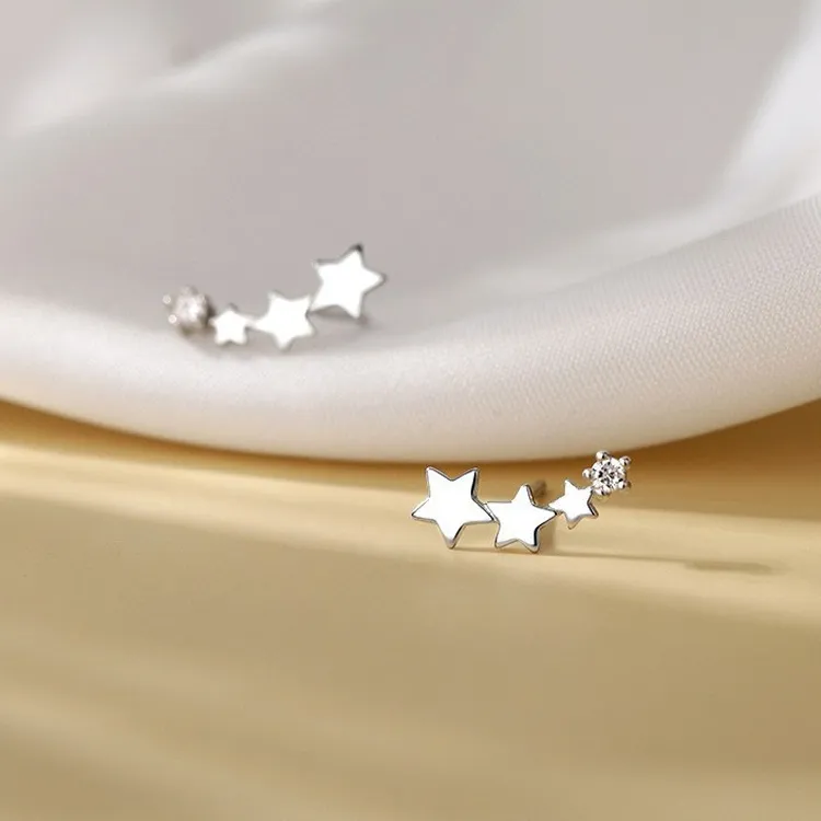 QUIET LOVE S925 Silver Stud Earrings Women's-4