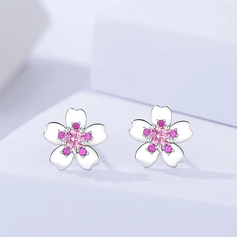 QUIET LOVE S999 Fine Silver Stud Earrings Women's-3