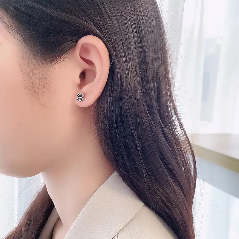 QUIET LOVE S925 Silver Stud Earrings Women's-2