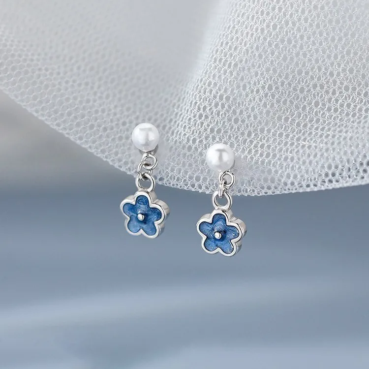 QUIET LOVE S925 Silver Stud Earrings Women's-3
