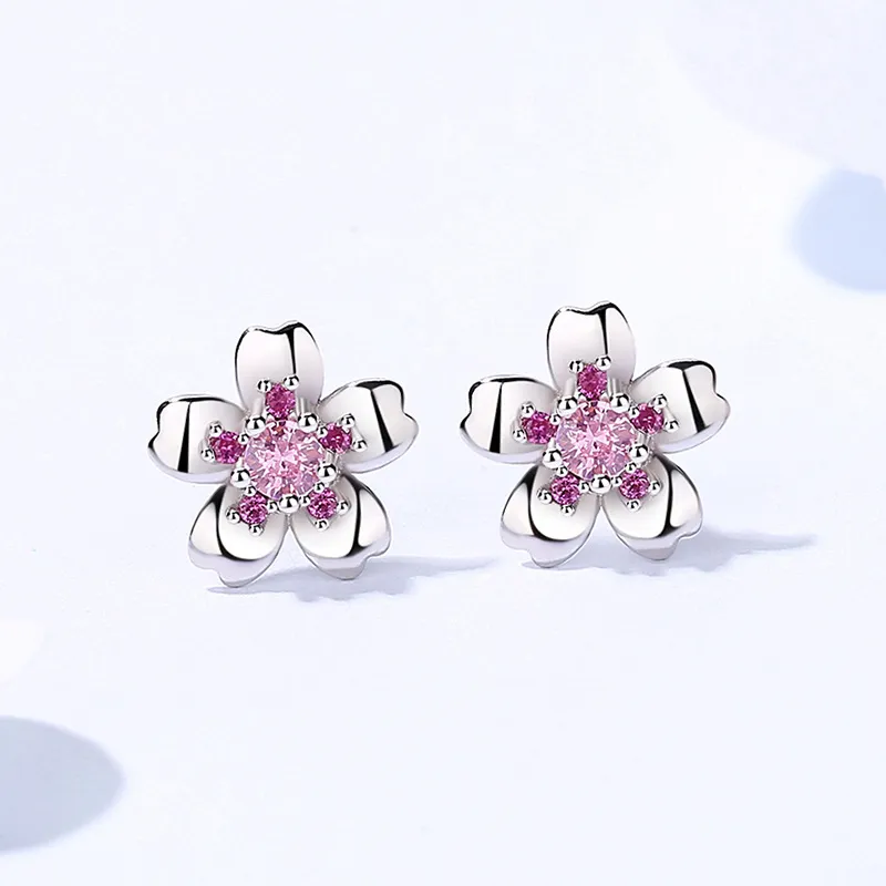 QUIET LOVE S999 Fine Silver Stud Earrings Women's-5