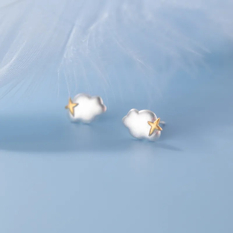 QUIET LOVE S925 Silver Stud Earrings Women's-2