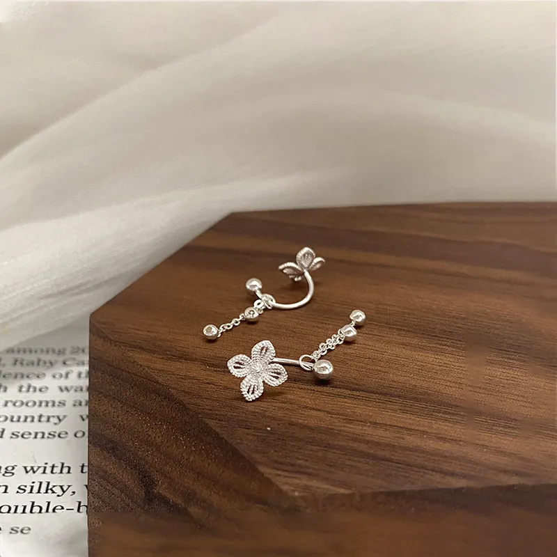 QUIET LOVE Sterling Silver Stud Earrings Women's-2