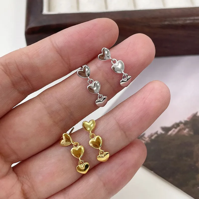 QUIET LOVE S925 Silver Stud Earrings Women's-6
