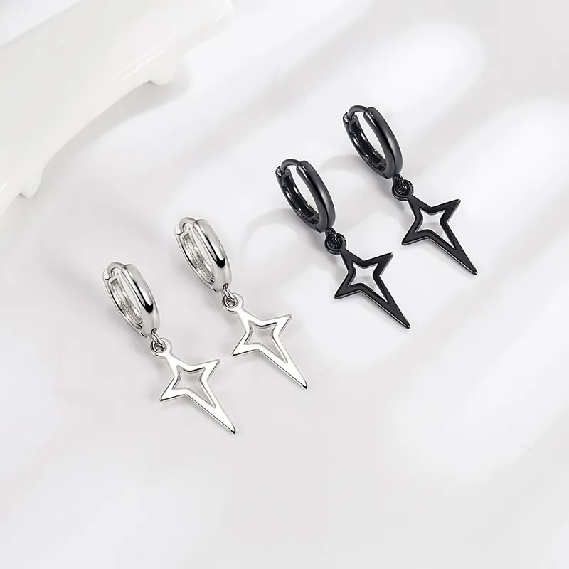 QUIET LOVE Alloy Stud Earrings Unisex-3