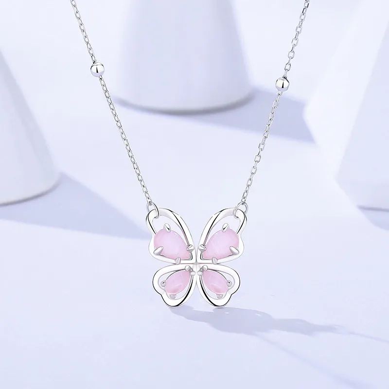 QUIET LOVE S925 Silver Necklaces Women's-3