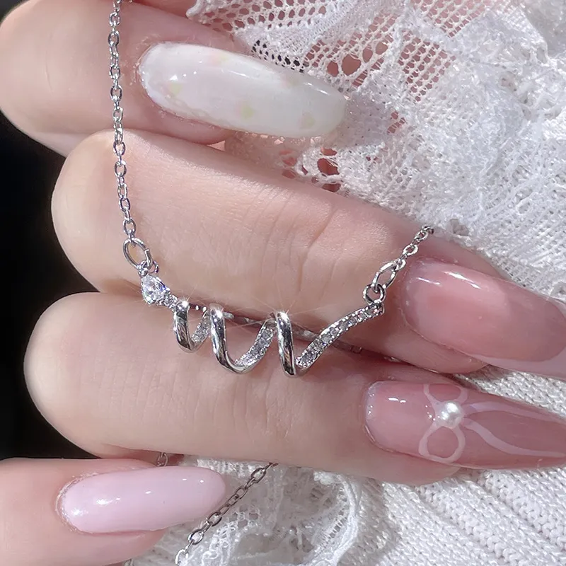 QUIET LOVE Alloy Necklaces Unisex-2