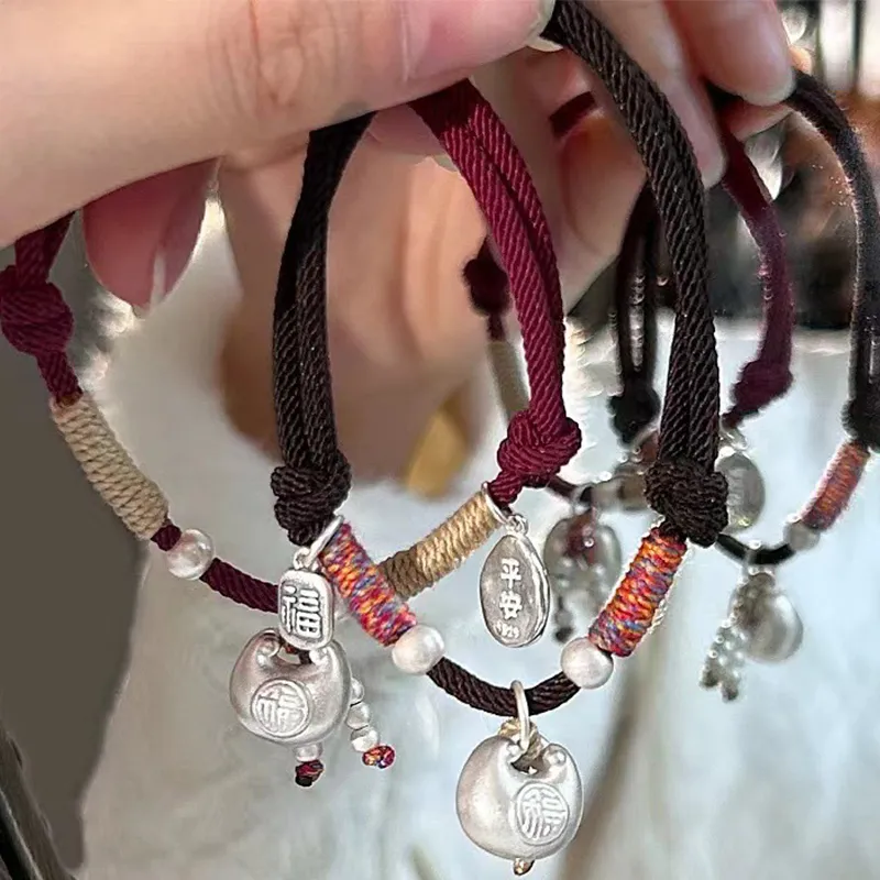 QUIET LOVE Alloy Rope Bracelets Unisex-6