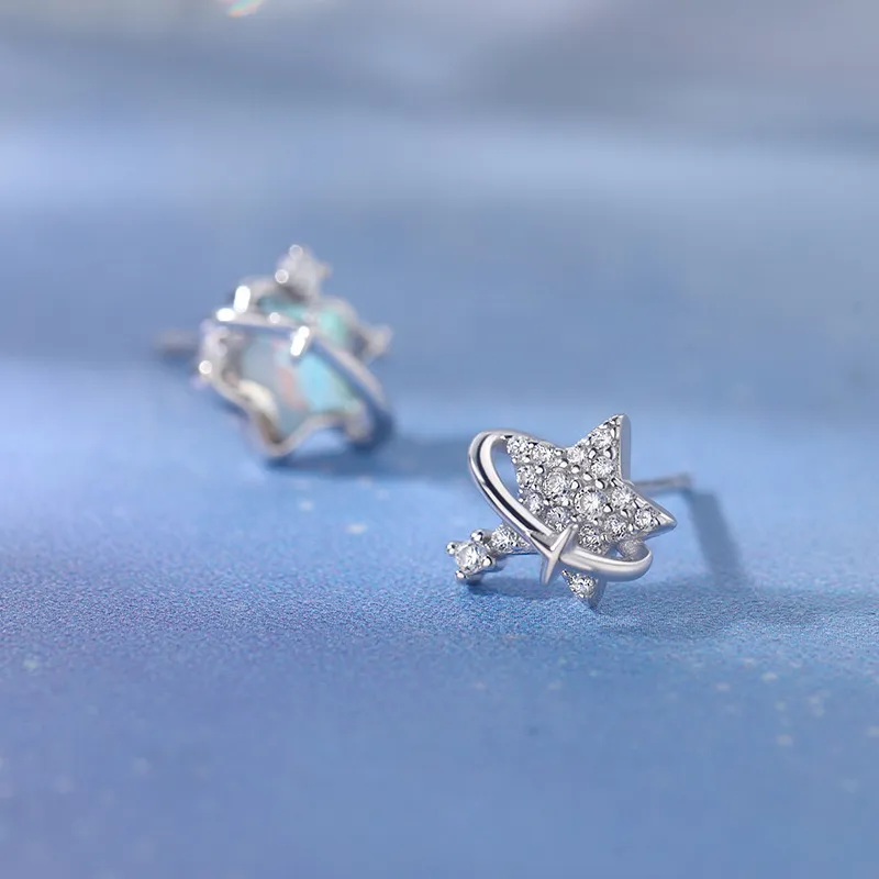 QUIET LOVE S925 Silver Stud Earrings Women's-4