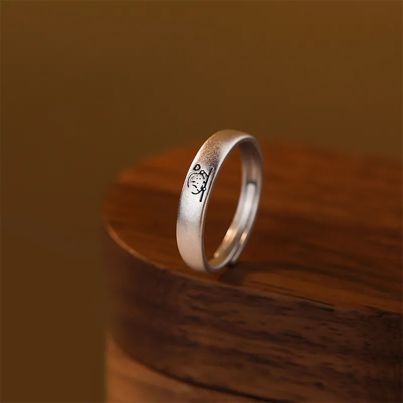 QUIET LOVE S999 Fine Silver Rings Unisex-1