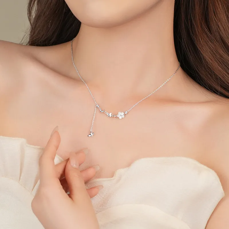 QUIET LOVE Sterling Silver Necklaces Women's-2